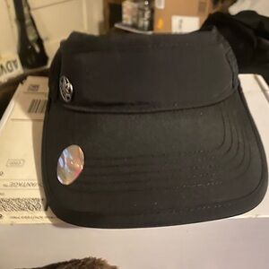 Black Visor Cap